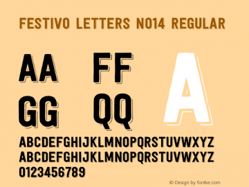 Festivo Letters No14