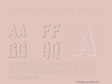 Festivo Letters No12