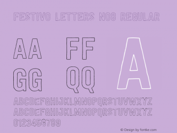 Festivo Letters No8