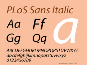 PLoS Sans