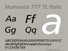 Humanist 777 TL