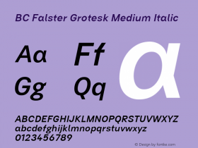 BC Falster Grotesk