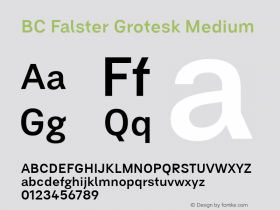 BC Falster Grotesk