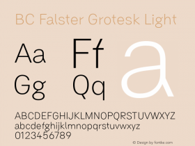 BC Falster Grotesk