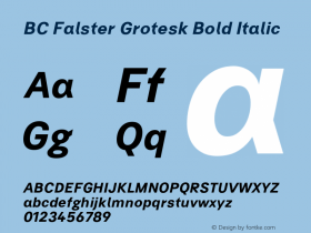 BC Falster Grotesk