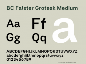 BC Falster Grotesk