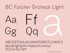 BC Falster Grotesk