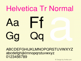 Helvetica Tr