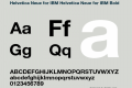 Helvetica Neue for IBM