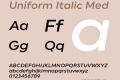 Uniform Italic