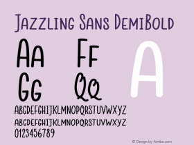 Jazzling Sans