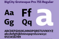 BigCity Grotesque Pro 755