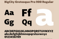 BigCity Grotesque Pro 900