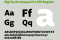 BigCity Grotesque Pro 870