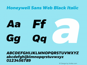 Honeywell Sans Web