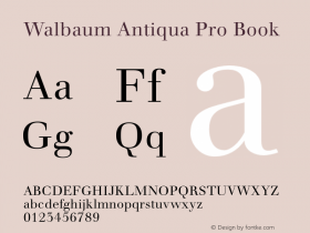 Walbaum Antiqua Pro