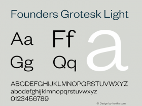 Founders Grotesk