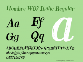 Hombre W07 Italic