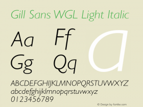 Gill Sans WGL