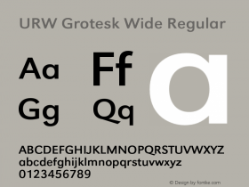 URW Grotesk Wide