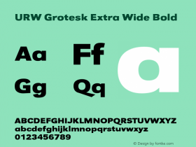 URW Grotesk Extra Wide