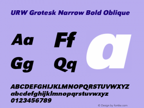 URW Grotesk Narrow