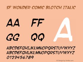 SF Wonder Comic Blotch