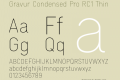 Gravur Condensed Pro RC1