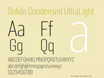 Solido Condensed