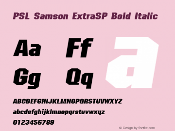 Download Font Psl Kanda Modern Extra Pro