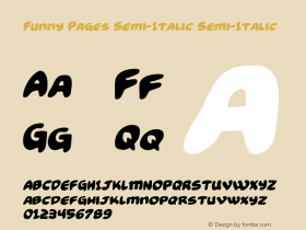 Funny Pages Semi-Italic