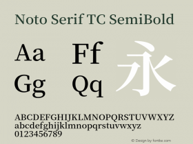 Noto Serif TC