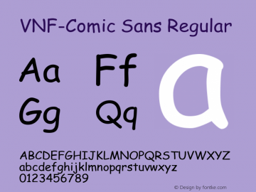 VNF-Comic Sans