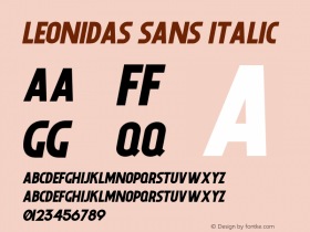 Leonidas Sans