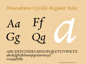 Neacademia Cyrillic-Regular