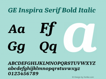 GE Inspira Serif