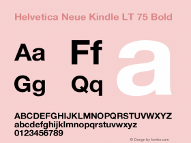 Helvetica Neue Kindle LT