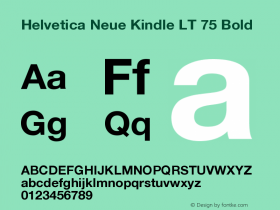 Helvetica Neue Kindle LT