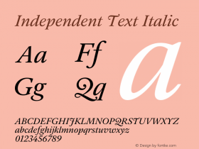 Independent Text