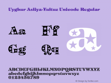 Uyghur Asliya-Yultuz Unicode