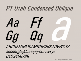 PT Utah Condensed