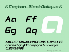 ☞Cogtan-BlackOblique