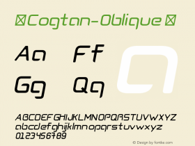 ☞Cogtan-Oblique