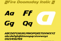 ☞Fire Doomsday Italic