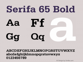 Serifa 65