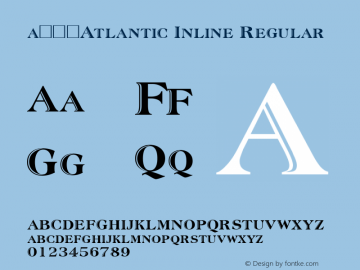 a双线体Atlantic Inline