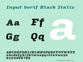 Input Serif