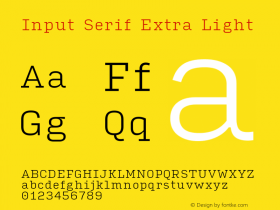 Input Serif