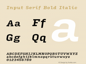 Input Serif