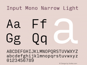 Input Mono Narrow